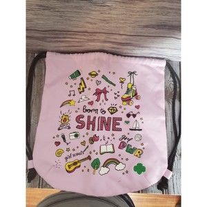 My Girl Scout Bag Soft Pink Canvas Backpack Carryall Bag New with Tag